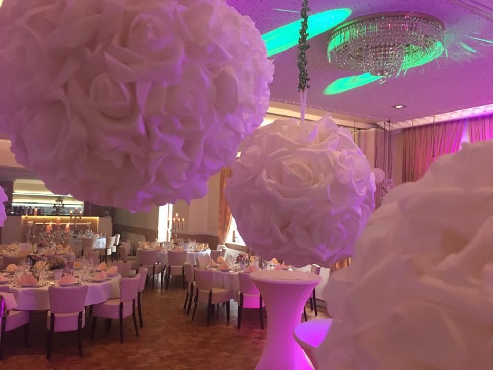 Dekoration im Hochzeitssaal
