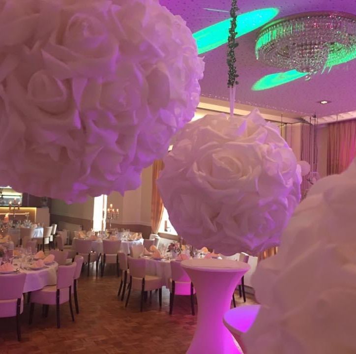 Dekoration im Hochzeitssaal