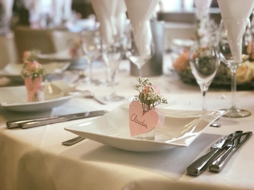 Dekoration im Hochzeitssaal