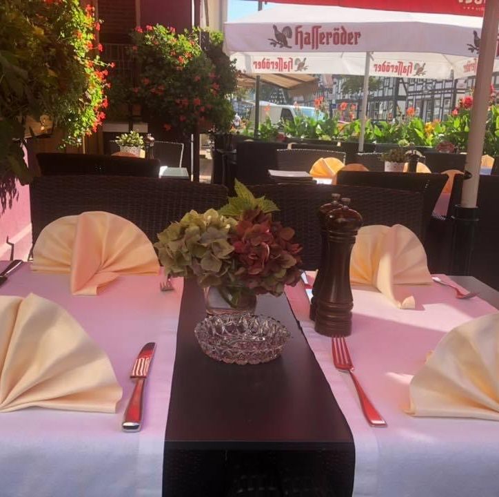 Dekoration im Hochzeitssaal