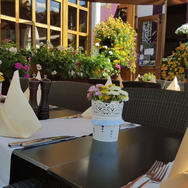 Terrasse im Sommer