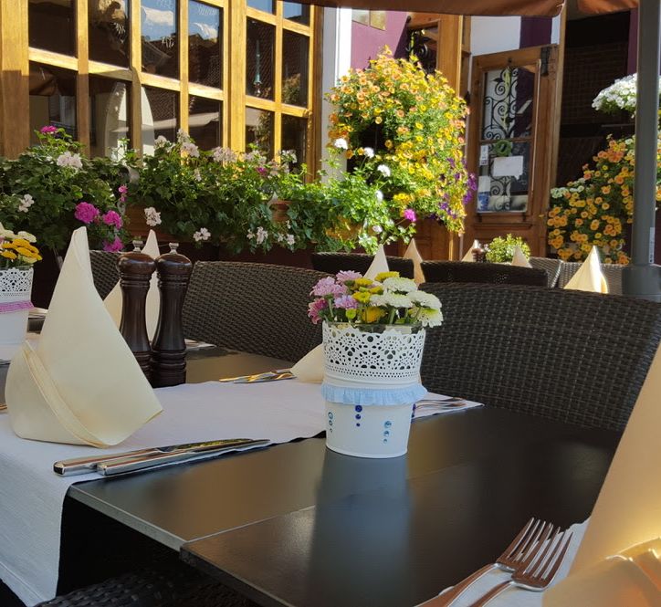 Terrasse im Sommer