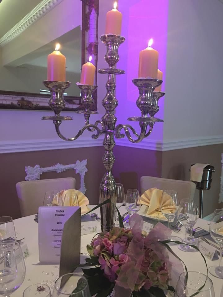 Dekoration im Hochzeitssaal