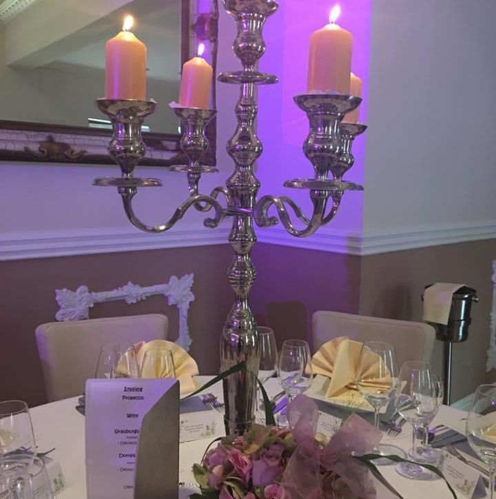 Dekoration im Hochzeitssaal